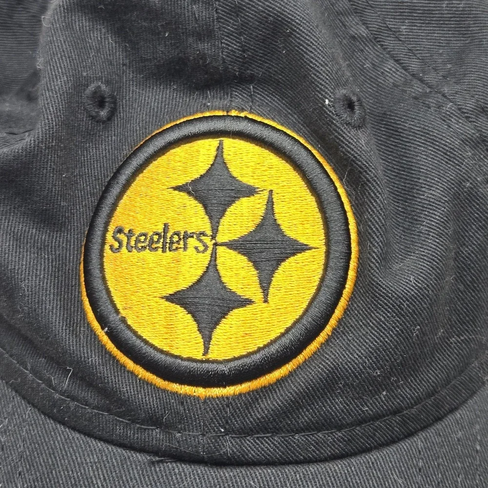 Pittsburgh Steelers Unisex Baseball Cap YOUTH Black New Era Curved